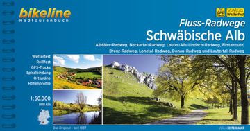 portada Fluss-Radwege Schwäbische alb: Albtäler-Radweg, Neckartal-Radweg, Lauter-Alb-Lindach-Radweg, Filstal-Radweg, Brenz-Radweg, Lonetal-Radweg, Donau-Radweg, Lautertal-Radweg: Ein Original Bikeline-Radtourenbuch. Albtäler-Radweg, Neckartal-Radweg, Lauter-Alb-L (en Alemán)