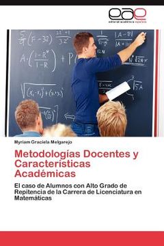 portada metodolog as docentes y caracter sticas acad micas (in Spanish)