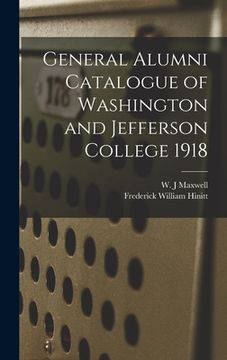portada General Alumni Catalogue of Washington and Jefferson College 1918 (en Inglés)