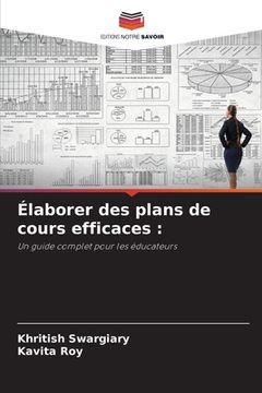 portada Élaborer des plans de cours efficaces (en Francés)