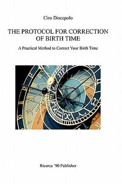 portada the protocol for correction of birth time (in English)