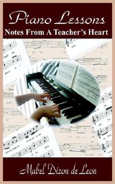 portada piano lessons: notes from a teacher's heart
