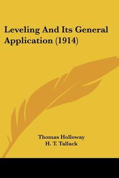 portada leveling and its general application (1914) (en Inglés)