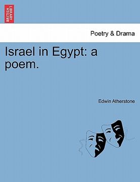portada israel in egypt: a poem. (en Inglés)