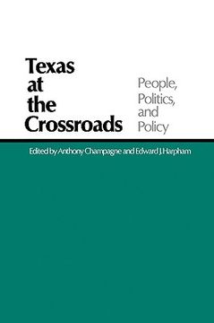 portada texas at the crossroads: people, politics, and policy (en Inglés)