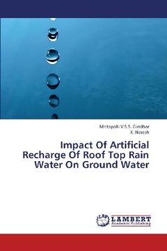 portada Impact of Artificial Recharge of Roof Top Rain Water on Ground Water