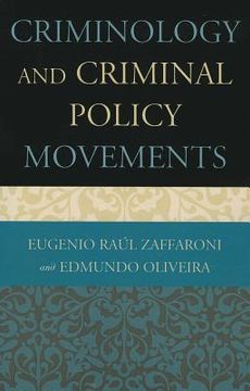 portada criminology and criminal policy movements (en Inglés)