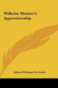 portada wilhelm meister's apprenticeship (en Inglés)