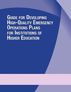 portada Guide for Developing High-Quality Emergency Operations Plans for Institutions of Higher Education