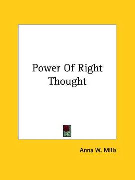 portada power of right thought (in English)