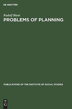 portada Problems of Planning: East and West (Publications of the Institute of Social Studies) (en Inglés)