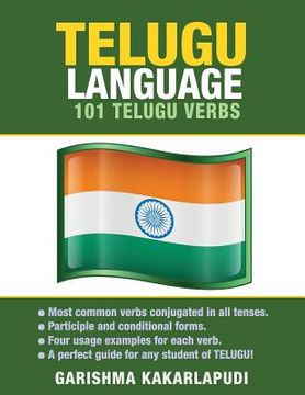 portada Telugu Language: 101 Telugu Verbs (en Inglés)