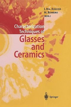 portada characterization techniques of glasses and ceramics (en Inglés)