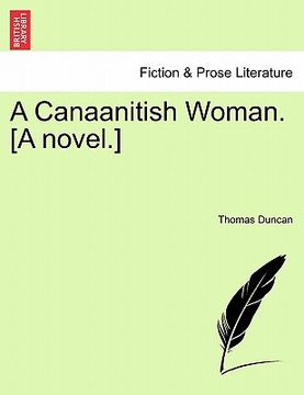 portada a canaanitish woman. [a novel.] (en Inglés)