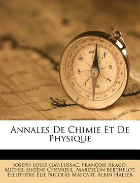 portada Annales De Chimie Et De Physique (in French)