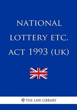 portada National Lottery etc. Act 1993 (en Inglés)