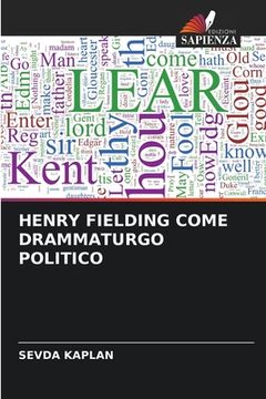 portada Henry Fielding Come Drammaturgo Politico (en Italiano)