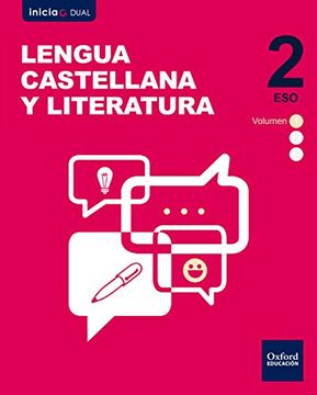portada Inicia Lengua Castellana y Literatura 2. º Eso. Volumen 1. Libro del Alumno