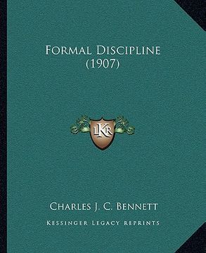 portada formal discipline (1907) (en Inglés)
