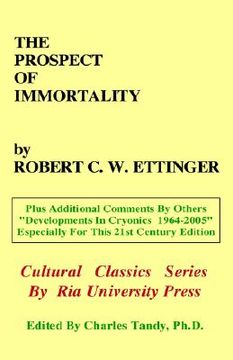 portada the prospect of immortality (en Inglés)