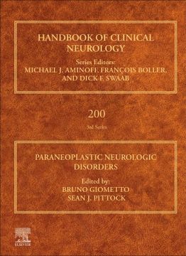 portada Paraneoplastic Neurologic Disorders (Volume 200) (Handbook of Clinical Neurology, Volume 200) (en Inglés)