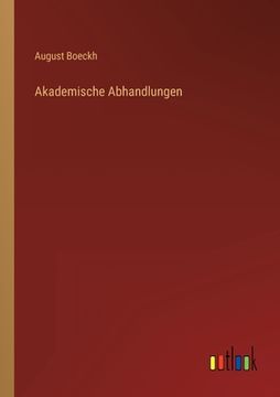 portada Akademische Abhandlungen (in German)