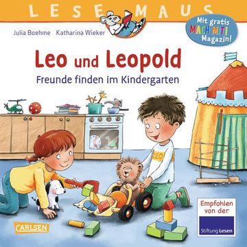 portada Lesemaus 194: Leo und Leopold - Freunde Finden im Kindergarten (194) (in German)