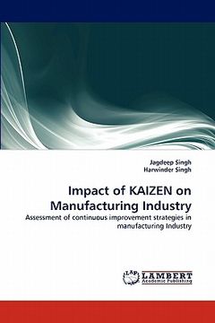 portada impact of kaizen on manufacturing industry (en Inglés)