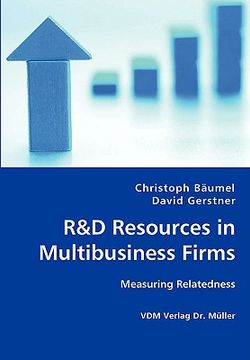 portada r&d resources in multibusiness firms (en Inglés)