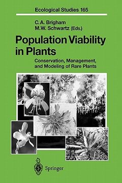 portada population viability in plants: conservation, management, and modeling of rare plants (en Inglés)
