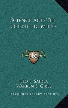 portada science and the scientific mind (in English)