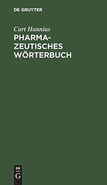 portada Pharmazeutisches Wörterbuch (en Alemán)
