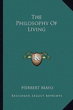 portada the philosophy of living (en Inglés)