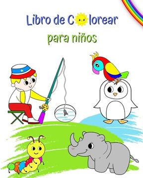 portada Libro de Colorear para niños: Grandes y bonitos dibujos para colorear para niños a partir de 3 años