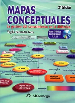 portada Mapas Conceptuales, 2. Ed. La Gestion del Conocimiento en la Didactica (in Spanish)