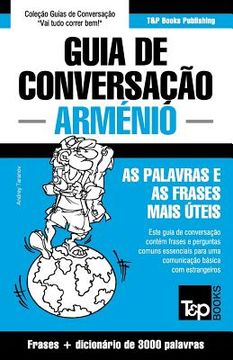 portada Guia de Conversação Português-Arménio e vocabulário temático 3000 palavras (en Portugués)