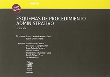 portada Tomo ix Esquemas de Procedimiento Administrativo 3ª Edición 2018