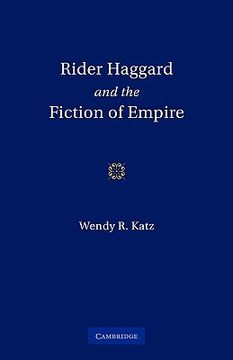 portada Rider Haggard and the Fiction of Empire Paperback (en Inglés)