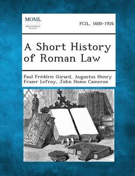 portada A Short History of Roman Law (in English)