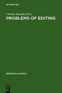 portada problems of editing (en Inglés)