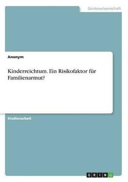 portada Kinderreichtum. Ein Risikofaktor Fur Familienarmut? (German Edition)