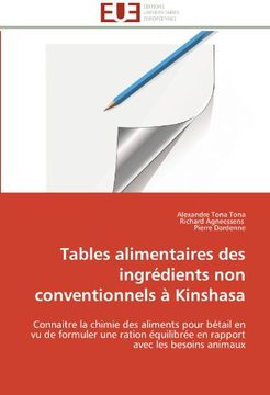 portada Tables Alimentaires Des Ingredients Non Conventionnels a Kinshasa