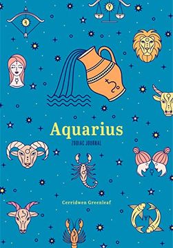 portada Aquarius Zodiac Journal (Zodiac Journals) (in English)