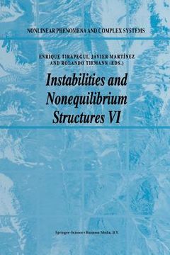 portada Instabilities and Nonequilibrium Structures VI (en Inglés)