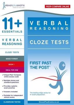 portada 11+ Essentials Verbal Reasoning: Cloze Tests Book 1 (First Past the Post)