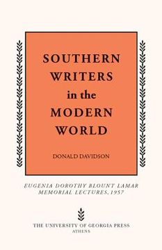 portada southern writers in the modern world (in English)