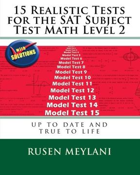 portada 15 Realistic Tests for the sat Subject Test Math Level 2 (en Inglés)