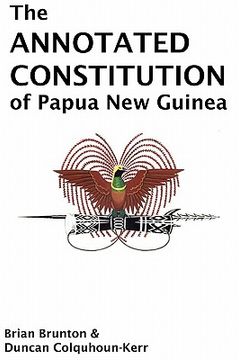 portada the annotated constitution of papua new guinea