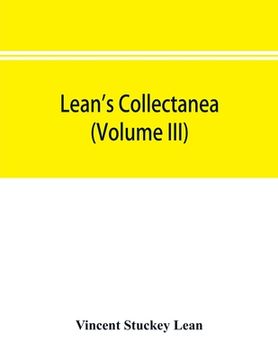 portada Lean's collectanea (Volume III) (en Inglés)