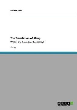 portada the translation of slang (en Inglés)